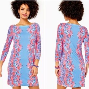 Lilly Pulitzer Sophie Dress In Blue Peri Shrimply The Best